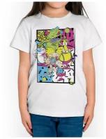 Футболка DREAM SHIRTS, хлопок, размер 11-12 лет, белый