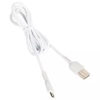 Кабель USB HOCO Х20 Flash для Micro USB, 2.0А, длина 1.0м, белый