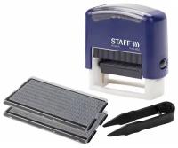 Штамп самонаборный 4-строчный Staff оттиск 48x18mm Printer 8052 237424