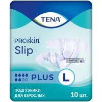 Подгузники для взрослых TENA Proskin Slip Plus, L, 92-144 см, 10 шт