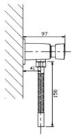 Кран для писсуаров Haiba HB33001