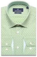 Рубашка Poggino 5008-16 цвет зеленый размер 54 RU / XXL (45-46 cm