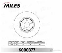 Диск тормозной AUDI A6 ALL ROAD 2 7 3 2 01 A8 2 8 6 0 03 10 передний D321мм TRW DF4358 K000377 MILES K000377