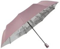 Зонт полуавтомат женский Frei Regen 2001-12-N-FAV, рисунок внутри купола, розовый