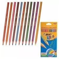 Карандаши цветные BIC 12цв, 