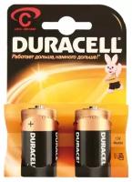 Батарейки DURACELL LR14-2BL Блистер 2 шт (Элемент питания C)