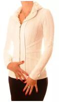 Пиджак TheDistinctive, силуэт прилегающий, трикотажный, размер L, белый