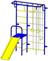 Детский спортивный комплекс Пионер С107М сине/жёлтый