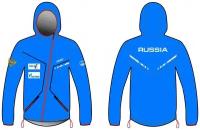 Куртка для бега KV+ IRELAND jacket RBU waterproof, Blue