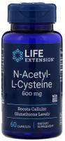 Капсулы Life Extension N-Acetyl-L-Cysteine, 80 г, 600 мг, 60 шт