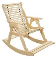Добропаровъ Кресло-качалка на ленте, 70×130×120см, из липы, 
