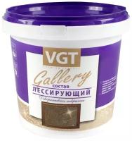 VGT GALLERY лессирующий состав полупрозрачный для декоративных штукатурок, золото (0,9кг)