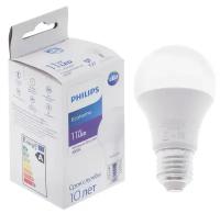 Лампа светодиодная Philips Ecohome Bulb 840, E27, 11 Вт, 4000 К, 950 Лм, груша