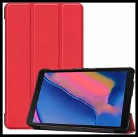 Чехол-обложка MyPads для Samsung Galaxy Tab A 8.0 (2019) SM-P200 / P205 тонкий умный кожаный на пластиковой основе с трансформацией в подставку к