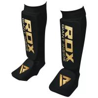 Защита ног шингарды RDX SI MMA SHIN INSTEP GUARDS полиэстер черный цвет черный размер M
