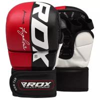 Перчатки ММА RDX T6 MMA SPARRING GLOVES, размер M, красный