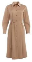 Платье женское Minaku: Casual collection, цвет бежевый, размер 46 7690849
