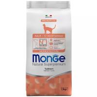 Сухой корм для кошек Monge Natural Superpremium, с лососем 1.5 кг