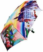 Женский зонт/Monsoon umbrella M8042/розовый, зеленый