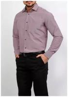 Рубашка мужская длинный рукав CASINO c164/15/14/Z/P/1, Полуприталенный силуэт / Regular fit, цвет Красный, рост 164-172, размер ворота 40