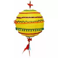 Kaemingk Бумажный шар Hippie style 50*30 см желтый 802668