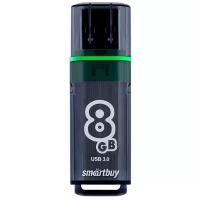 Флеш-накопитель USB 3.0/3.1 Gen1 Smartbuy 8GB Glossy series Dark Grey (SB8GBGS-DG)