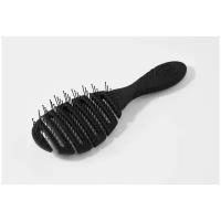 WET BRUSH PRO FLEX DRY BLACK Щетка для быстрой сушки волос (черная)