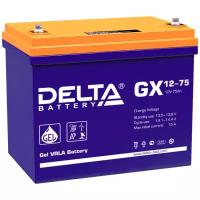 Аккумуляторная батарея DELTA Battery GX 12-75 75 А·ч