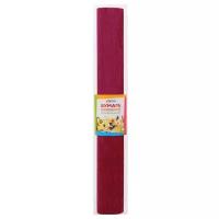 Цветная бумага крепированная флористическая в пакете ArtSpace, 50х250 см, 1 л., бордовый