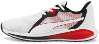 Кроссовки, PUMA Twitch Runner, Мужские, размер 10.5; White-High Risk Red