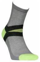 Термоноски летние NordKapp 307 grey/lime (39-42)