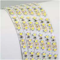 Гибкая и яркая самоклеящаяся белая светодиодная LED лента Apeyron 32BL, 12В, 9,6Вт/м, smd 3528, 120 д/м, IP20, 600 Лм/м, 5 метров