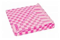 Одеяло хлопчатобумажное детское розовое