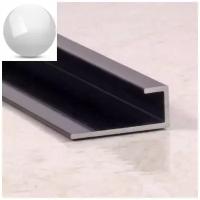 Г-образный профиль из алюминия для отделки И окантовки плитки И стекол ПО 95 Серебро глянец 2,7 м
