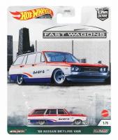 Hot Wheels Premium Car Culture 69 Nissan Skyline van редкая коллекционная модель из сета Fast Wagons