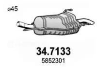ASSO 34.7133 Глушитель выхлопных газов конечный