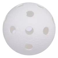 Мяч для флорбола MR-MF-Wh, пластик, IFF Approved, цвет белый