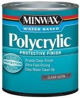 Лак Minwax Polycrylic Protective Finish полуматовый