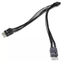 Аксессуар Переходник с материнской платы Espada USB 2.0 IDC 10pin Female to 2x IDC 10pin Male E9pFto29pM