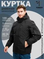 Куртка осенняя KINGSO MENS, размер 56, чёрный