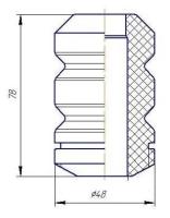 Буфер (отбойник) для а/м Лада 2108-21099/2113-2115 (перед. стойки 1 шт.) (BC 0131)