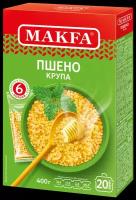 Makfa Крупа Пшено шлифованное, 400 г, 6 уп