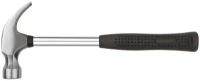 Молоток-гвоздодер, металлическая ручка, резиновая рукоятка 25 мм, 340 гр