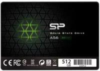 Накопитель SSD 2.5' Silicon Power SP512GBSS3A56A25 Ace A56 512GB 3D NAND TLC 560/530MBs 7mm черный