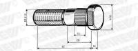 729366 ERREVI Болт колесный
