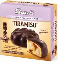 Кекс Bauli Tiramisu с кремовой начинкой в шоколадной глазури, 450 г