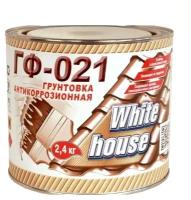 Грунтовка антикоррозионная ГФ-021 WHITE HOUSE Серая 2,4кг