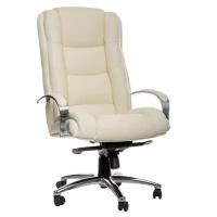 Компьютерное кресло Роскресла Элегант-X-SIZE для руководителя, обивка: искусственная кожа, цвет: бежевый