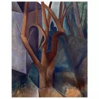 Репродукция на холсте Пейзаж (Landscape) №46 Пикассо Пабло 30см. x 38см