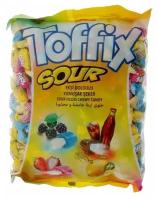 Мягкая Карамель Кислая Toffix Mix Sour, 4 вкуса, Elvan, 1000 гр